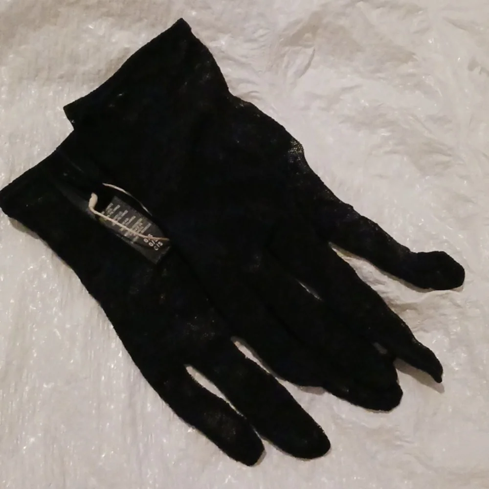 Skims lace stretch gloves